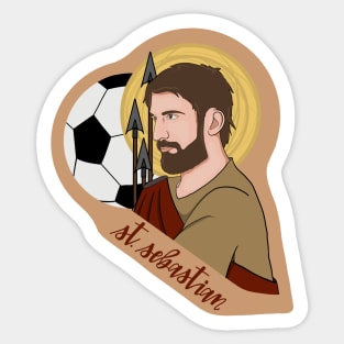 St. Sebastian (Soccer) Sticker